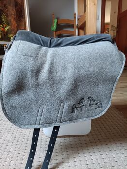 Filzsattel Isabel Steiner Filzsattel.de - für flachen Widerrist, Isabel Steiner Saffa, Henriette, Bareback pads, Wischer