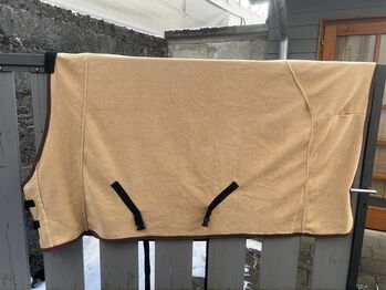 Fleece-Abschwitzdecke, 155 cm, beige, Fleece-Abschwitzdecke, 155 cm, beige, Gaby Lais, Pferdedecken, Malsburg-Marzell