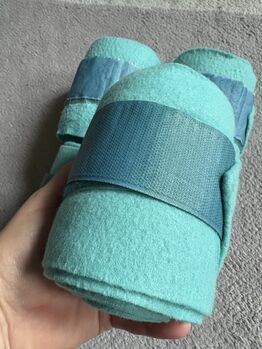 Fleece-Bandagen türkis