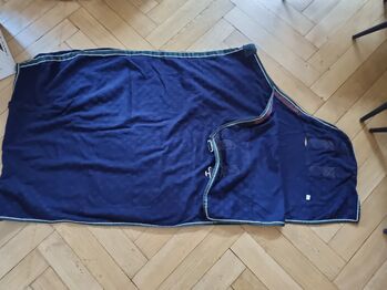 Fleecedecke Abschwitzdecke Gr. 125cm blau