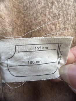 Fleece-Abschwitzdecke, 155 cm, beige Fleece-Abschwitzdecke, 155 cm, beige