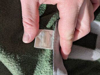 Abschwitzdecke Fleece grün 155