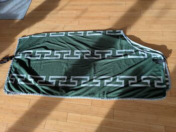 Abschwitzdecke Fleece grün 155