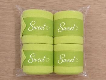 Fleecebandagen mit individuellem Schriftzug
