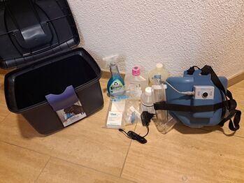 FlexiNeb E3 Pferde / Pony Inhalator Grösse M Blau FlexiNeb Medium