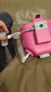 Flexineb E3 Inhalator Pferd pink Inhaliergerät Medi Flexineb E3