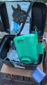 Flexineb Inhalator grün Medi im Koffer mit Zubehör Flexineb 
