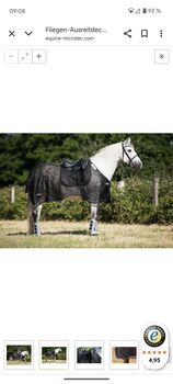 Fliegenausreitdecke Equine Microtec 145cm, Equine Microtec  Fliegenausreitdecke, Nina, Fliegenschutz, Haar