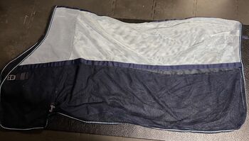 Fliegendecke Blau, Nina, Ochrona koni przed owadami , Burgbernheim 