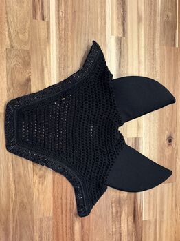 Fliegenhaube Wellington Glitter Stone Soundless, schwarz, Kentucky , Corinna , Fliegenschutz, Köln