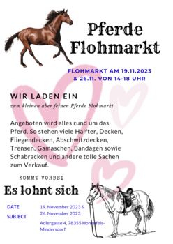 Flohmarkt für Pferdezubehör, Barbara Worel , Flohmärkte, Lagerverkäufe, Messen & Co., Hohenfels 