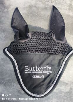 Fliegenmütze Dt. Saddlery Butterfly, Svenja Bergmann , Ochrona koni przed owadami , Gaggenau 