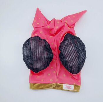 Fliegenmaske Original Buggez GOLD STAR Grösse MINISHETTY