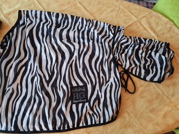 Fliegen Ausreitdecke Zebra mit Halsteil Size M - unbenutzt!, Horse Guard, Chris H., Ochrona koni przed owadami , Hamburg Eißendorf