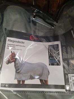 Fliegendecke Rugbe mit Halsteil und Gurten NEU 165cm, Covalliero Rugbe, Juliane, Horse Blankets, Sheets & Coolers, Bayreuth 