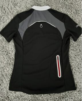 Fourganza Reitshirt/Trikot mit Mesh und Handytasche Anthrazit Fourganza Reitshirt/Trikot