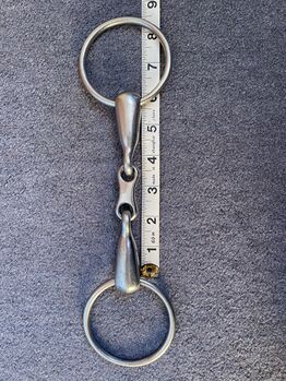 Loose ring French link snaffle bit Shire French link loose ring snaffle bit