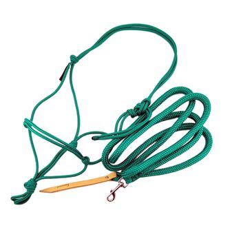 Free Spirit Knotenhalfter-Set in Grün – Größe Cob, Maya (Swisshorseshop), Halfter, Frauenfeld