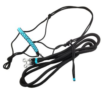 Free Spirit Reitknotenhalfter mit Zügel Warmblut in Schwarz, Maya (Swisshorseshop), Halters, Frauenfeld