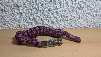 Führstrick neu black forest lila mit Panikhaken loesdau Valencia black forest