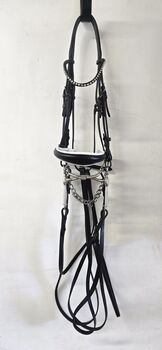 Full size HKM double bridle complete with 5.5" bits and reins., HKM, Nicola Cawley, Bridles & Headstalls, Witham