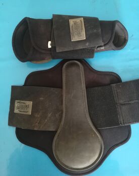 Gamaschen schwarz, gebraucht, von Privat, Wil de Bruyn, Tendon Boots, Kürten