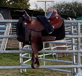 Garland Diamond reining zadel, Garland Diamond Reining, Natalie, Western Saddle