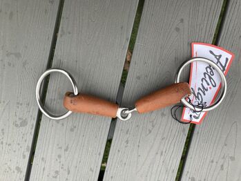 Gebiss mit Leder überzogen 12.5 cm neu, Ute Broemmel, Gebisse, Reken