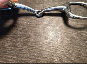 Gebiss , Olivenkopfgebiss, Olivenkopf, 12,5cm, 14mm , mit Strasssteinen , Krämer  Olivenkopfgebiss 