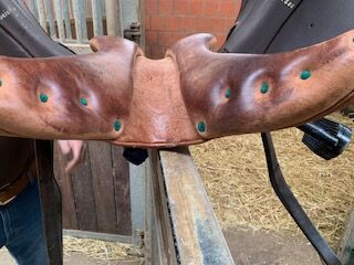 Gebrauchter Springsattel Saint Lourdes, Saint Lourdes, Michaela Kappelhoff, Jumping Saddle,  Mechernich