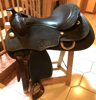 gebrauchter Westernsattel Trible www Custom Platinum Spezial Reiner