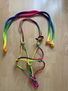 Knotenhalfter Regenbogen & Zügel Größe Pony, Lilo Lillebror, Halters, Bonn