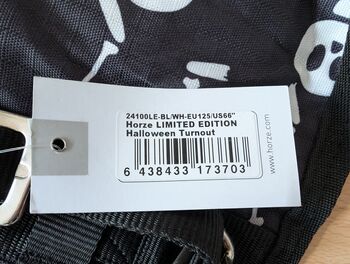 Limitierte Pferdedecke von horze 125 cm 200g neu Horze Limited Edition Halloween