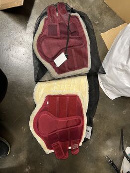 Riderschoice Gamaschen rot Glitzer neu, Riderschoice, Julia Krings, Ochraniacze, Heinsberg