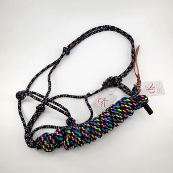 GKH Knotenhalfter mit Bodenarbeitsseil MULTIKOLOR, Maya (Swisshorseshop), Halters, Frauenfeld