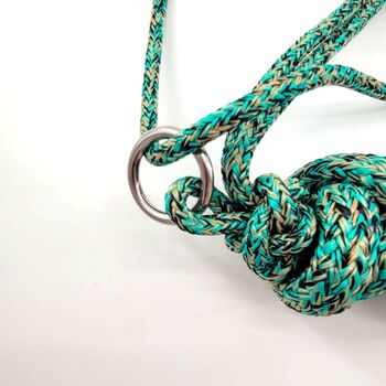 GKH Professional Rope Helix Gleitring Knotenhalfter CAMOUFLAGE mit Bodenarbeitsseil