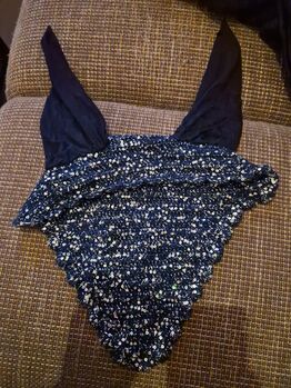 glitzer fliegenmütze haube Ohren blau wb full