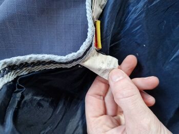 Goldhorse regendecke 155cm nicht mehr dicht blau Goldhorse  Regendecke 