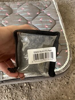 Graue Pony 2er Bandagen Flamingo Showmaster
