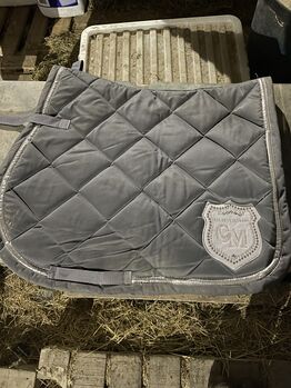 Grey square saddlepad, CM, Morran Gibbs, Other Pads, Sompting 