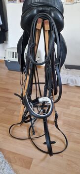 Dressur Kandare mit 2 Sprenger Gebissen, 14,5 aus hochwertigem Leder, Manuela Morawietz, Ogłowia, Pulheim