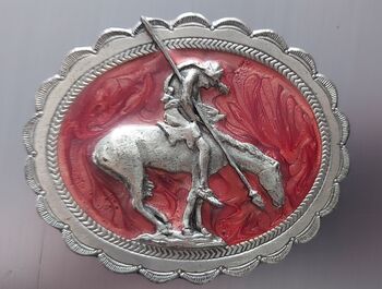 Gürtelschnalle / Buckle End of the trail Fa. Siskiyou USA Austauschbar, Siskiyou, Floh, Sonstiges, Bendorf