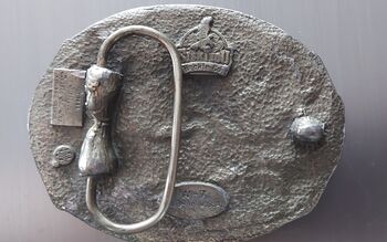 Gürtelschnalle / Buckle End of the trail Fa. Siskiyou USA Siskiyou