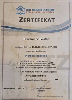guten Tag, ich biete Pferde Massagen an, Steven Leisten, Therapie & Behandlung, Rheinberg