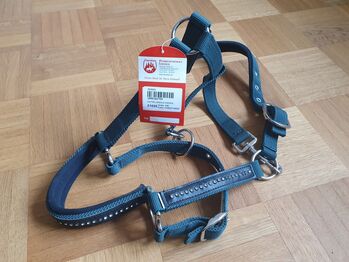Pferdehalfter Warmblut grün Strasssteine *Neu*, V.F., Nosebands, Freiberg am Neckar 