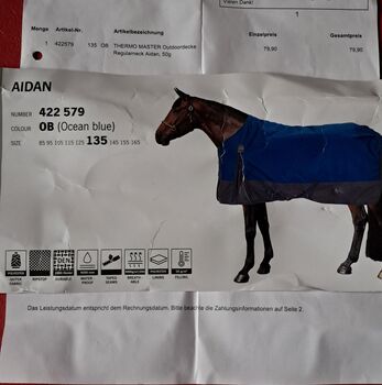 Pferdedecke Masterhorse  Masterhorse Outdoordecke