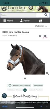 Halfter mit Plüsch, Ride Now, Cornelia Mause, Halfter, Lehrte