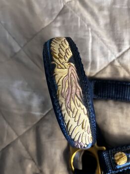 Halfter blau, besonderes Design