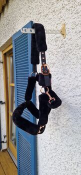 Halfter Schwarz Fell rosegold, Covalliero, Corinna Stemplinger , Halters, Obernzell