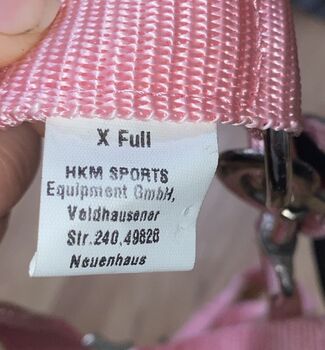 Halfter -Charming- weich unterlegt rosa Kaltblut HKM